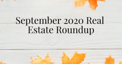 September 2020 Real Estate Roundup